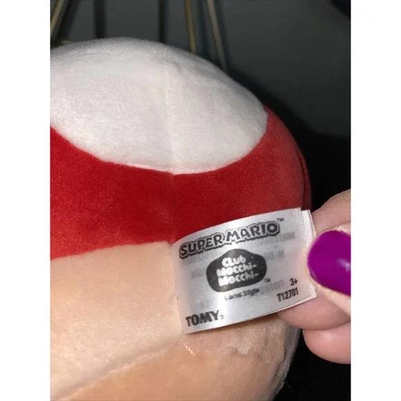 Nintendo: Super Mario Bros - Red Super Mushroom (Junior) Plush by Mocchi-Mocchi - Picture 4 of 5